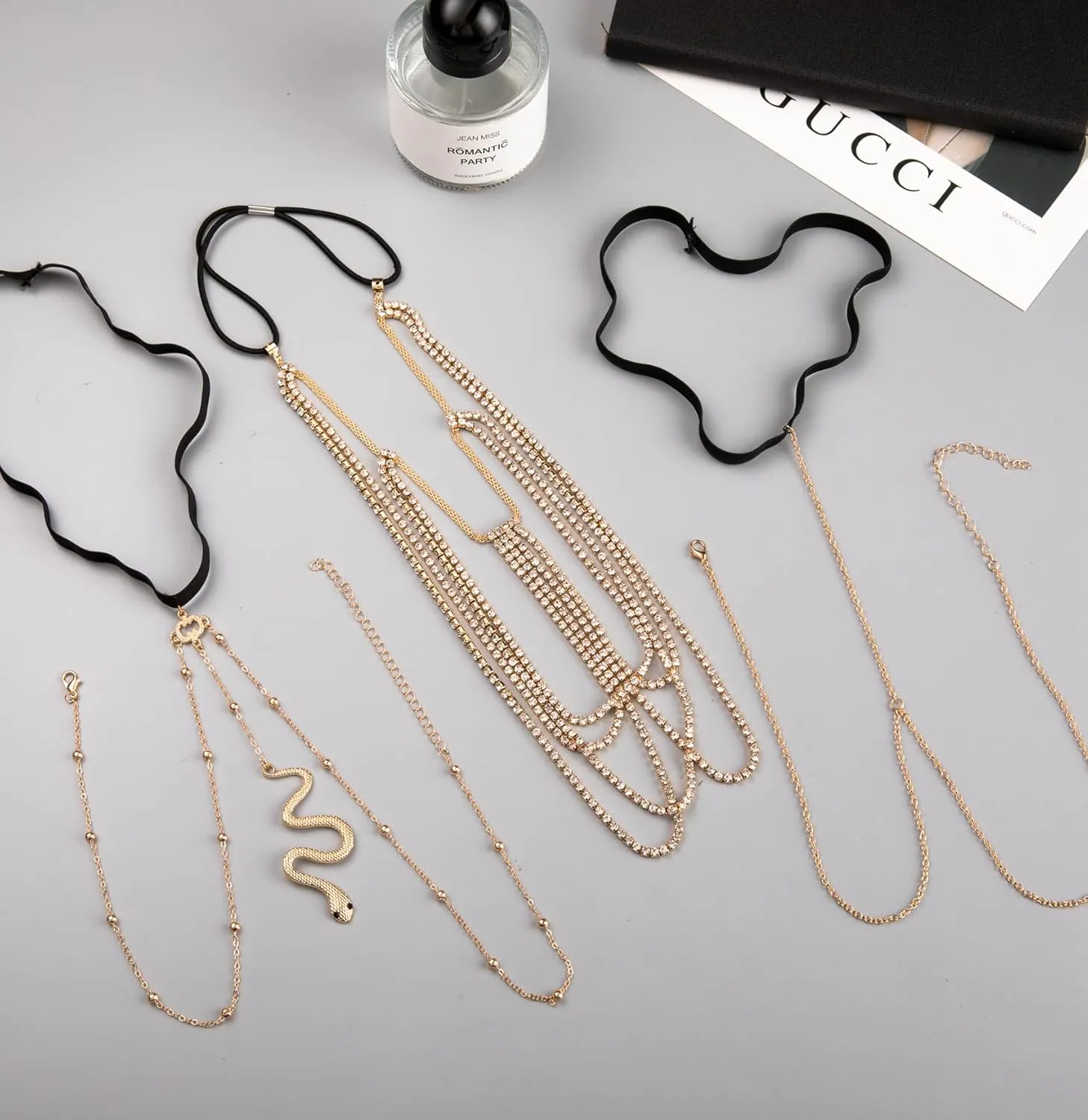 Thigh Chains for Women 8PCS Leg Chains for Women Snake Leg Chain Layered Body Chain Beach Jewelry Set