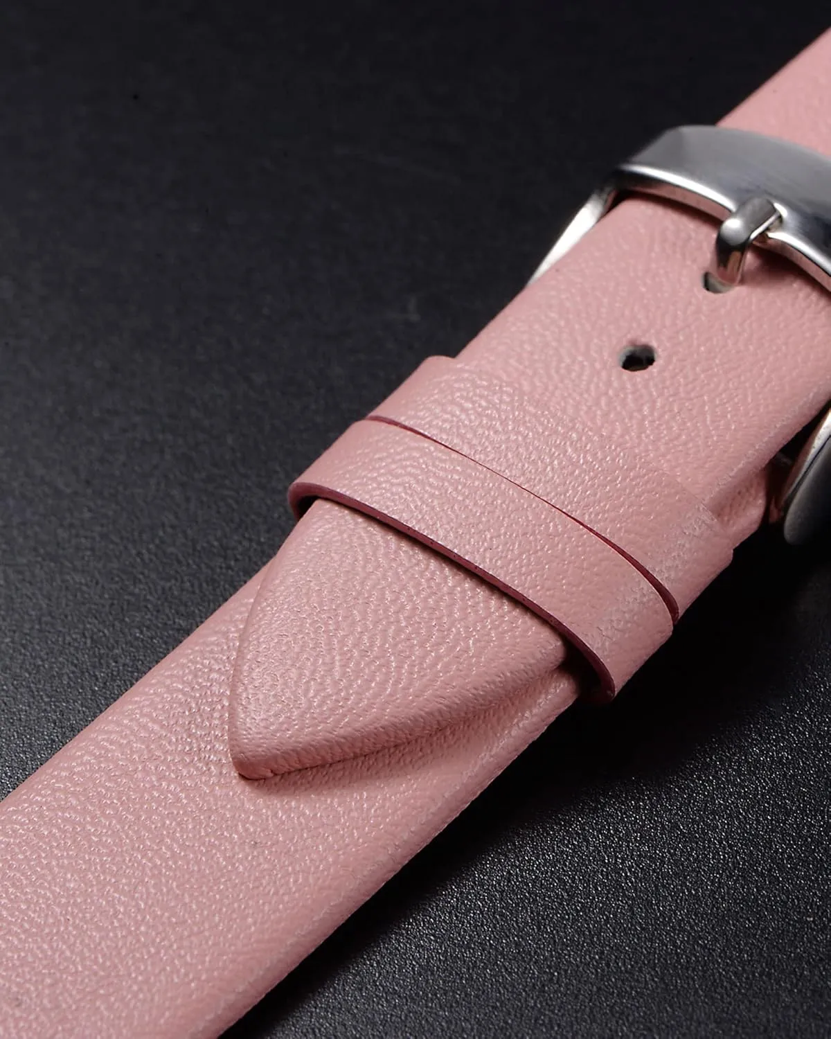 uxcell Multi-sizes Genuine Leather Band, Flat Thin Elegant Leather Watch Strap for Men and Women