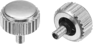 uxcell Watch Crown SUS304 w Head Long Stem