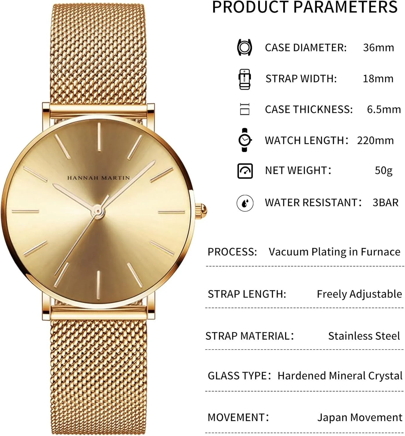 Watches for Women Waterproof Ladies Analog Quartz Wrist Watches Stainless Steel Band Fashion Dainty Female Watch Luxury Bracelet Diamond