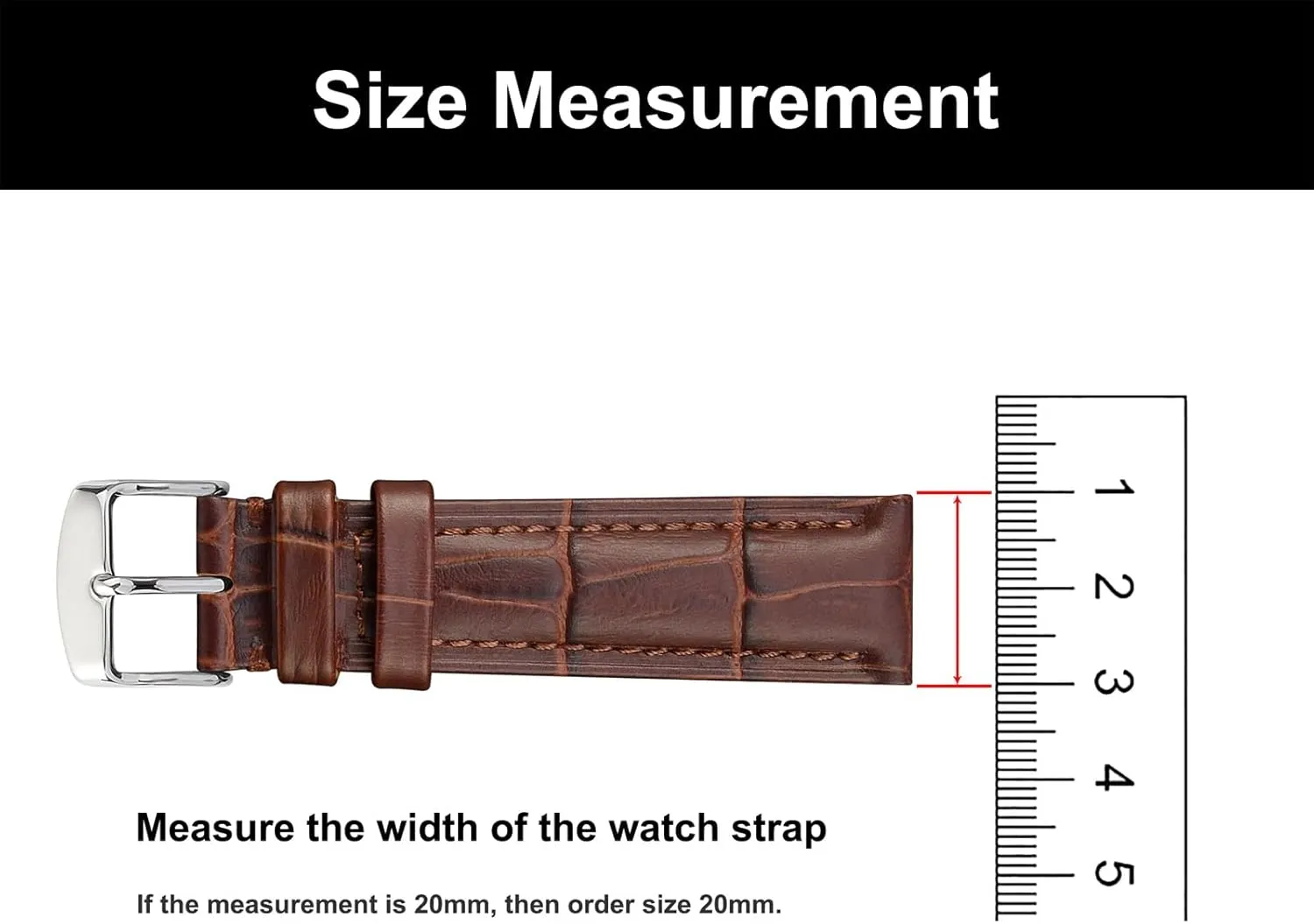 WOCCI 20mm Spring Bars, Pins for 20mm Watch Band
