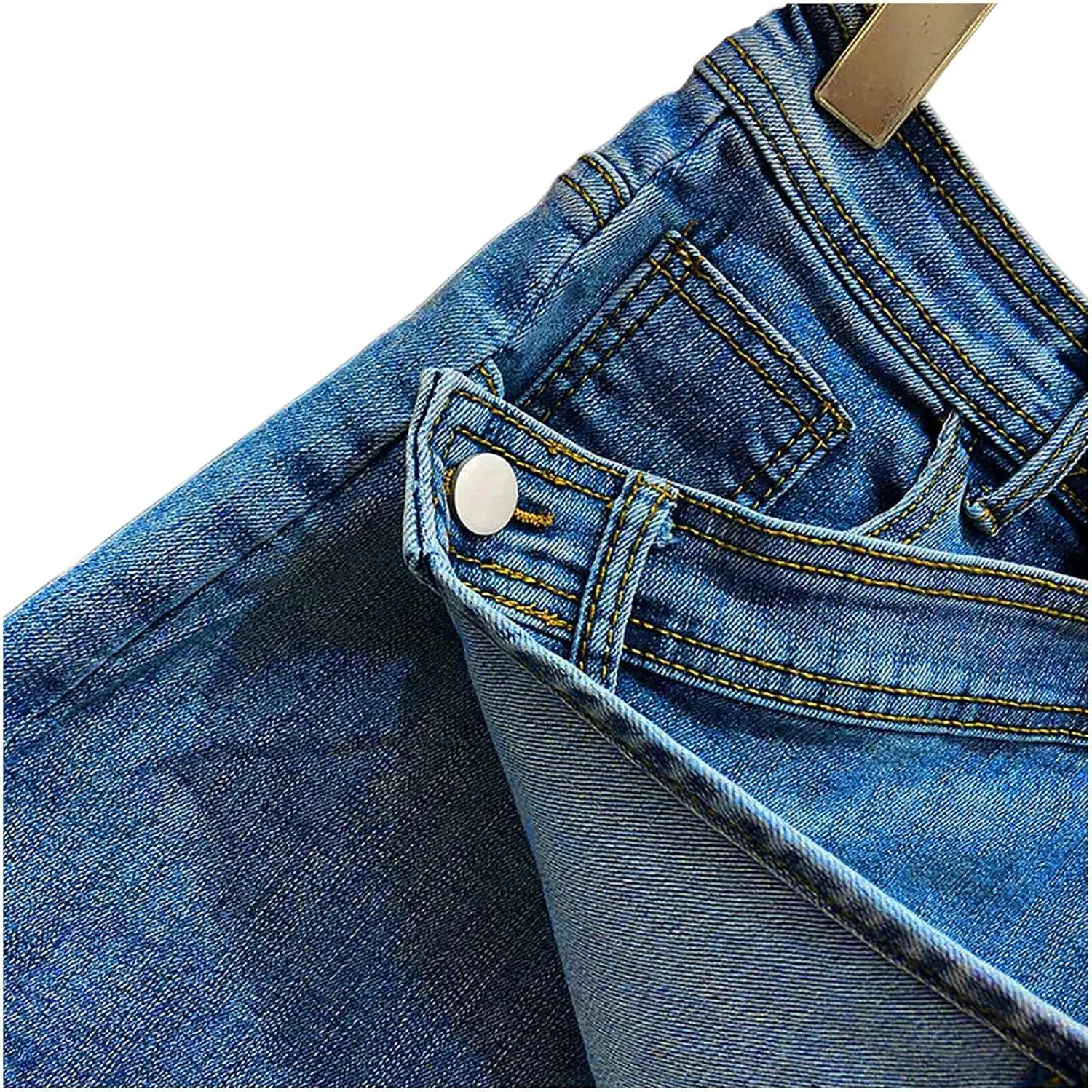 Women Skirts Denim Skirts for Women Midi Sexy Ruched Cowgirl Slit Plain Skirts 2025 Fashion Y2K