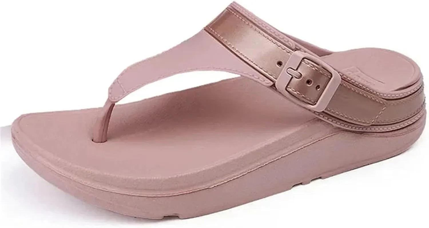 Women's Anti-Slip Beach Sandals - Summer Casual Soft Bottom Flip-Flops