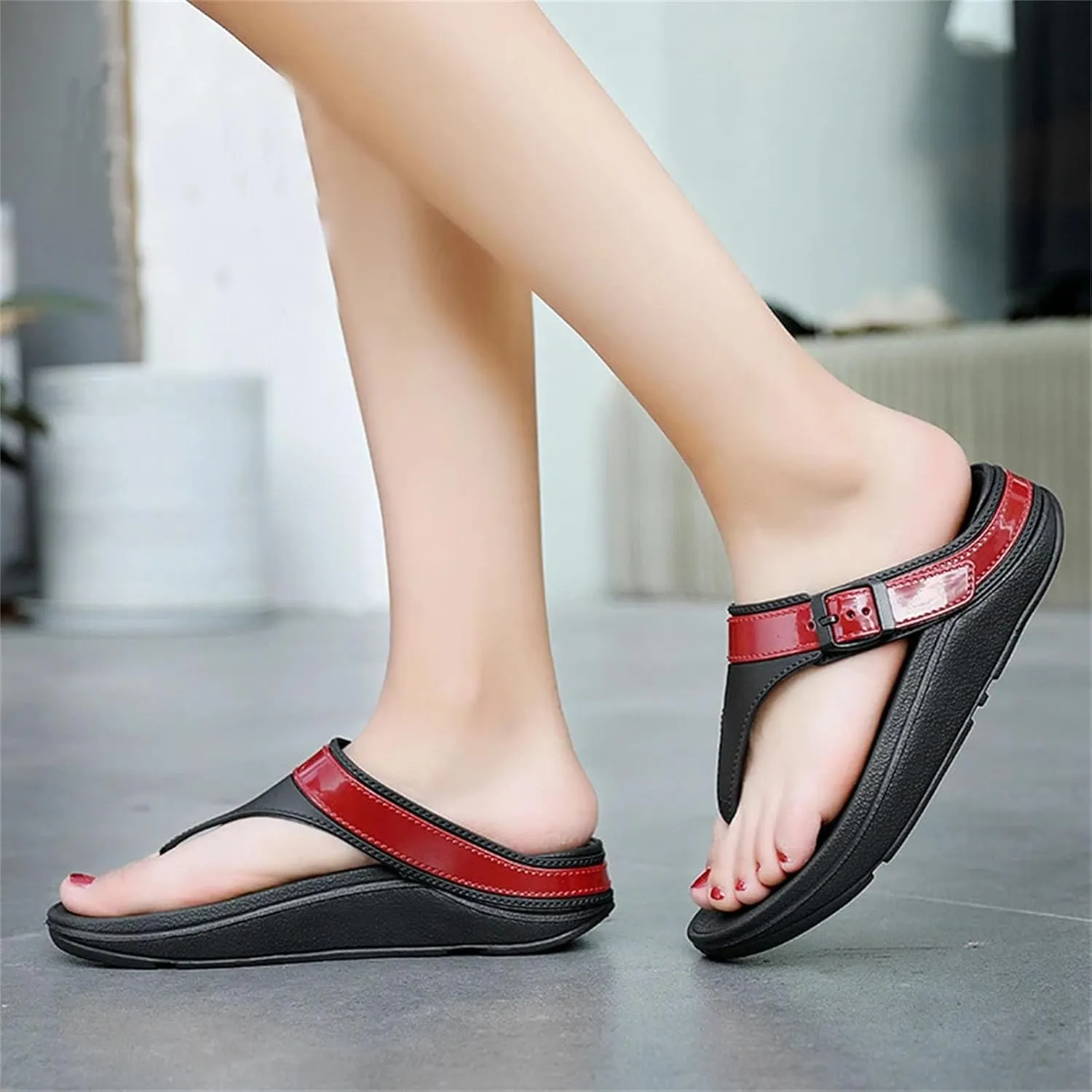 Women's Anti-Slip Beach Sandals - Summer Casual Soft Bottom Flip-Flops