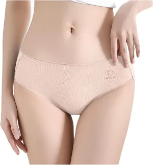 Womens Bikini Panties with Lace Breathable Girly Triangle Briefs Leather Shorts Women