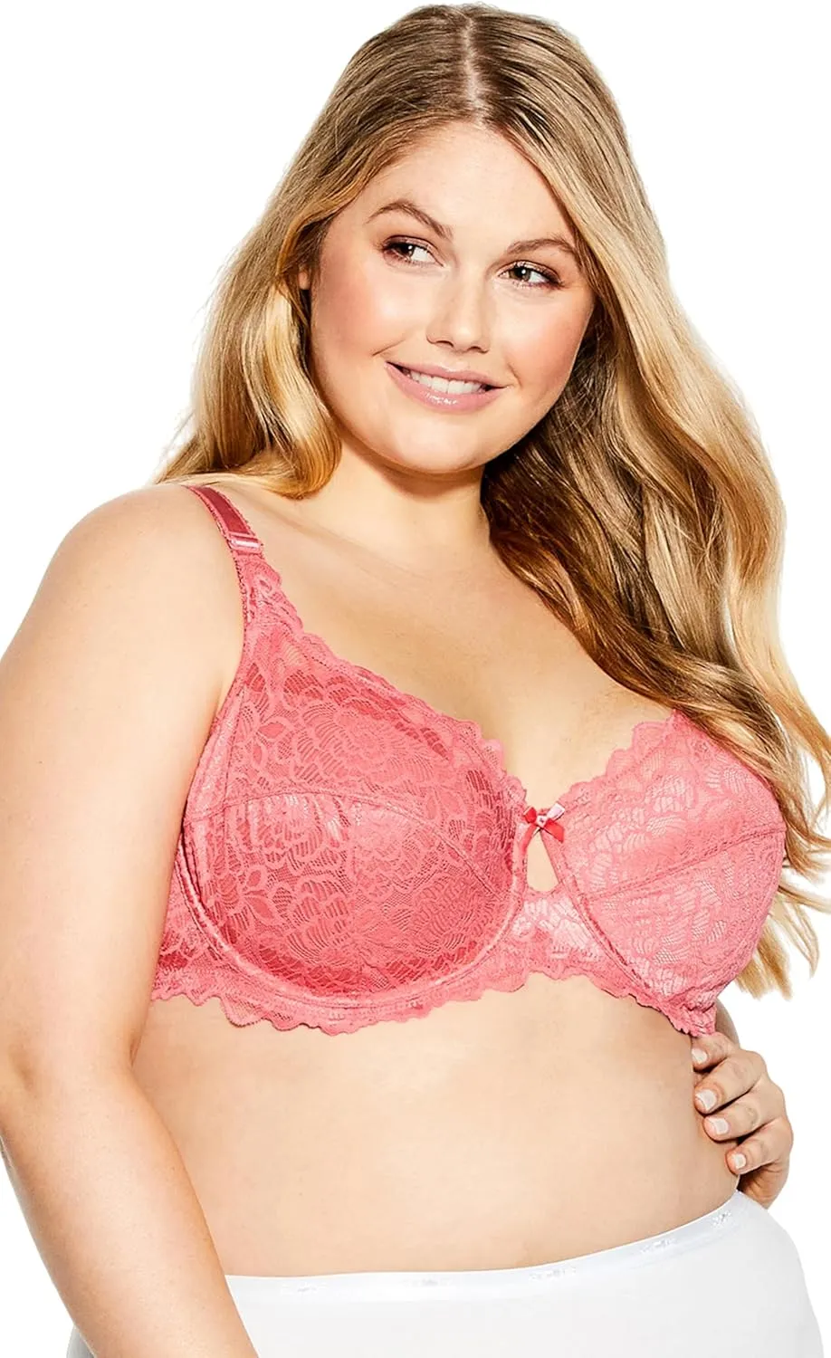 Women's Bra-Knitted Lace Soft Cup