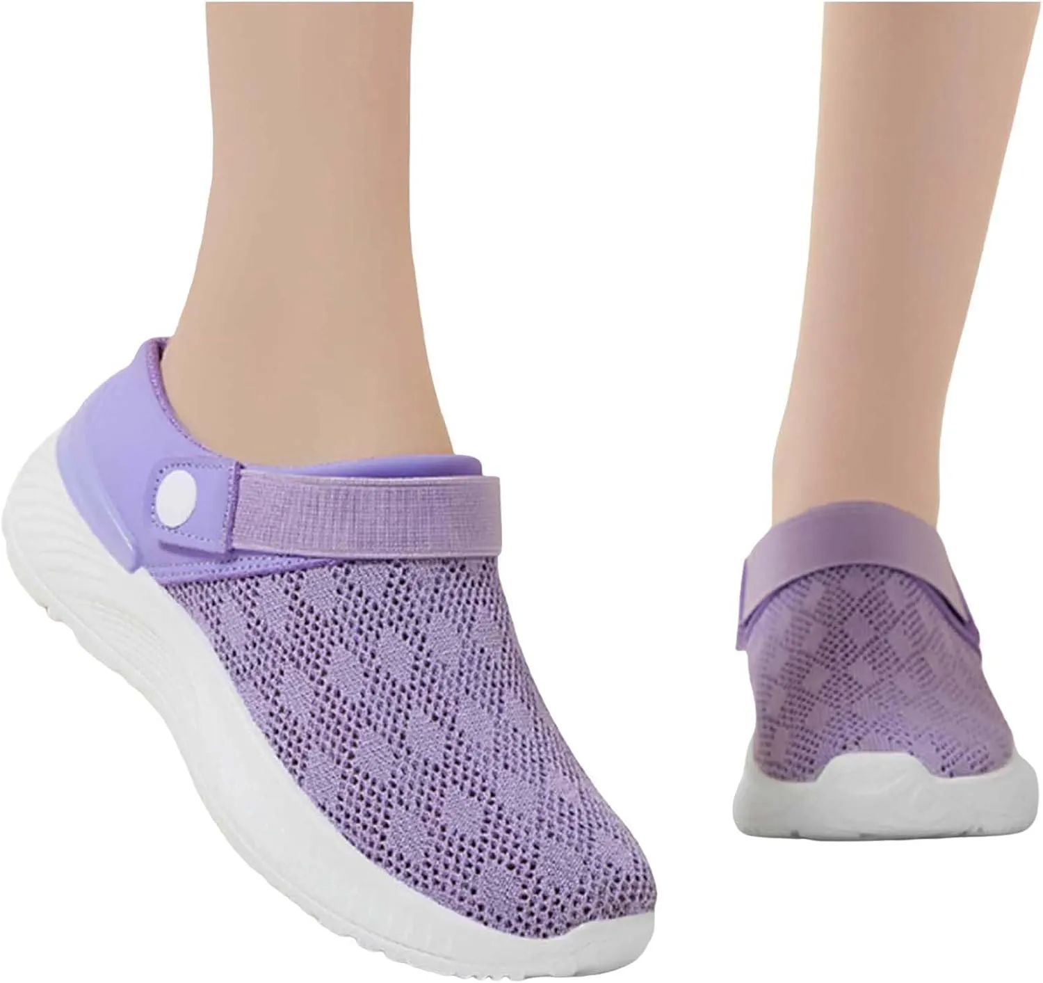 Women's Mesh Shoes Air Cushion Outdoor Hiking Shoes Fashion Loafers Slip-Ons Slippers Lightweight Beach Sandals Clogs for Women Men