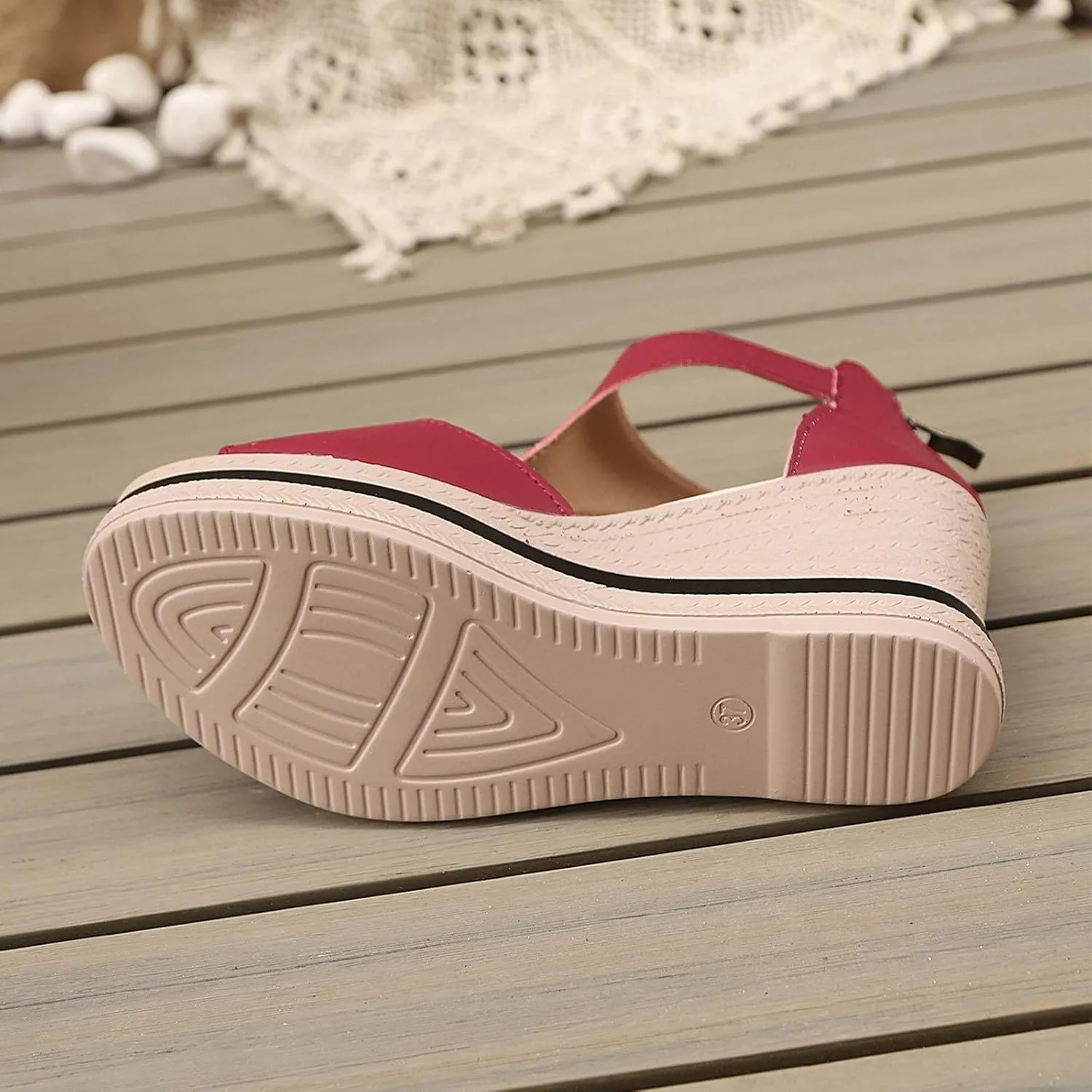 Women's Platform Sandals Wedge Ankle Strap Open Toe Sandals, Espadrille Dress Wedge Sandals, Women's Platform Sandals Casual Summer