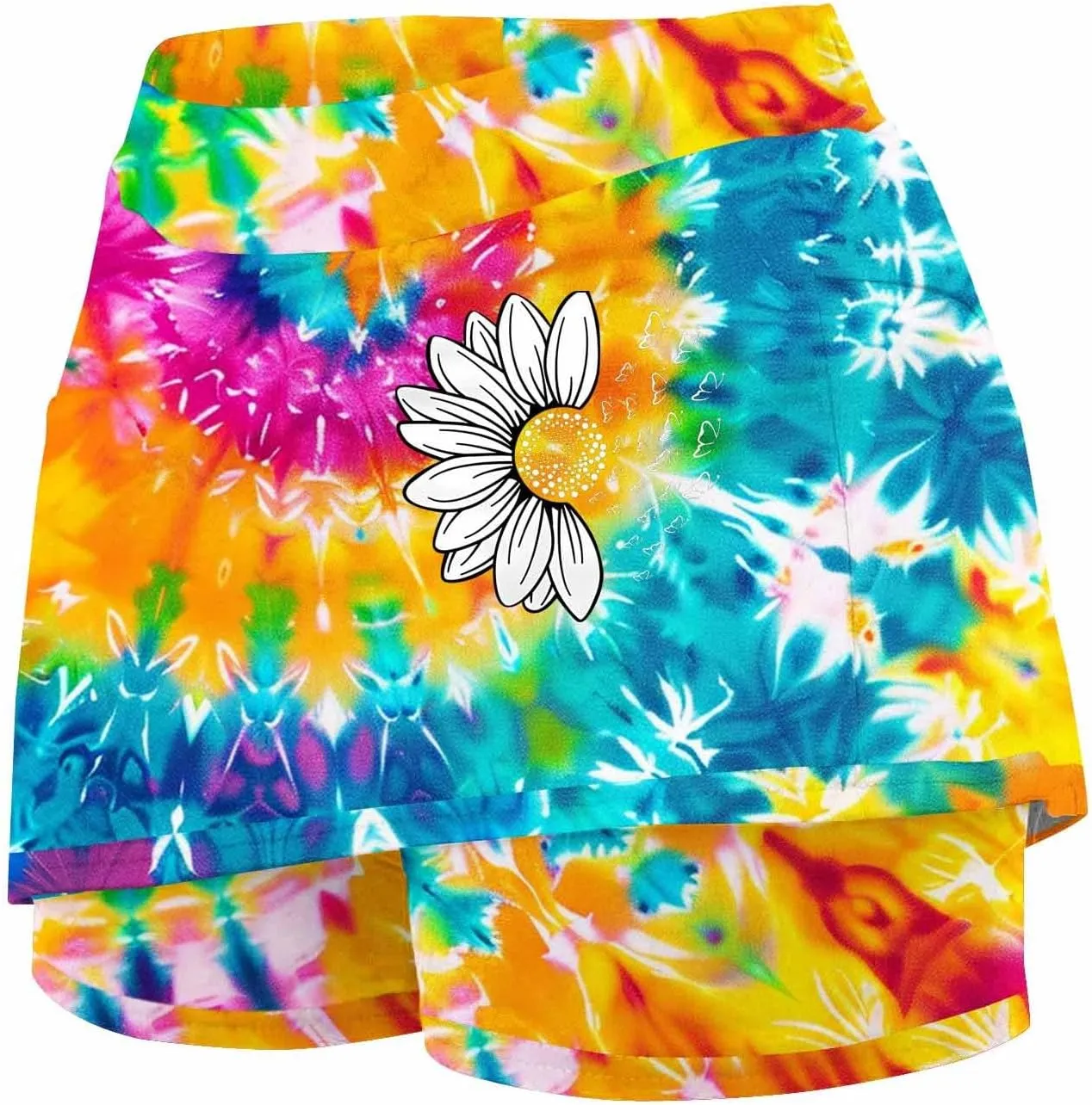 XOWRTE Women's Tennis Golf Skirts High Waisted with Pockets Inner Shorts for Athletic Skorts Sports Running Pickleball